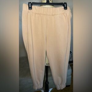 A New Day Rose colored cargo joggers Comfort wear with pockets Size M